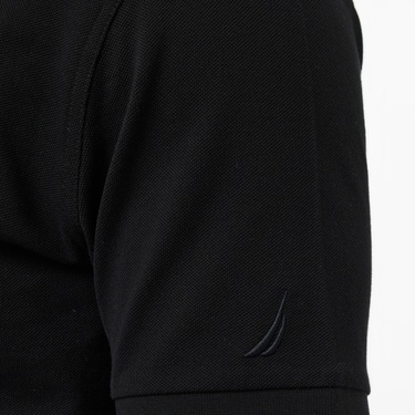  Nautica Erkek Siyah Regular Fit Polo Yaka T-Shirt