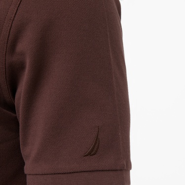  Nautica Erkek Kahverengi Regular Fit Polo Yaka T-Shirt