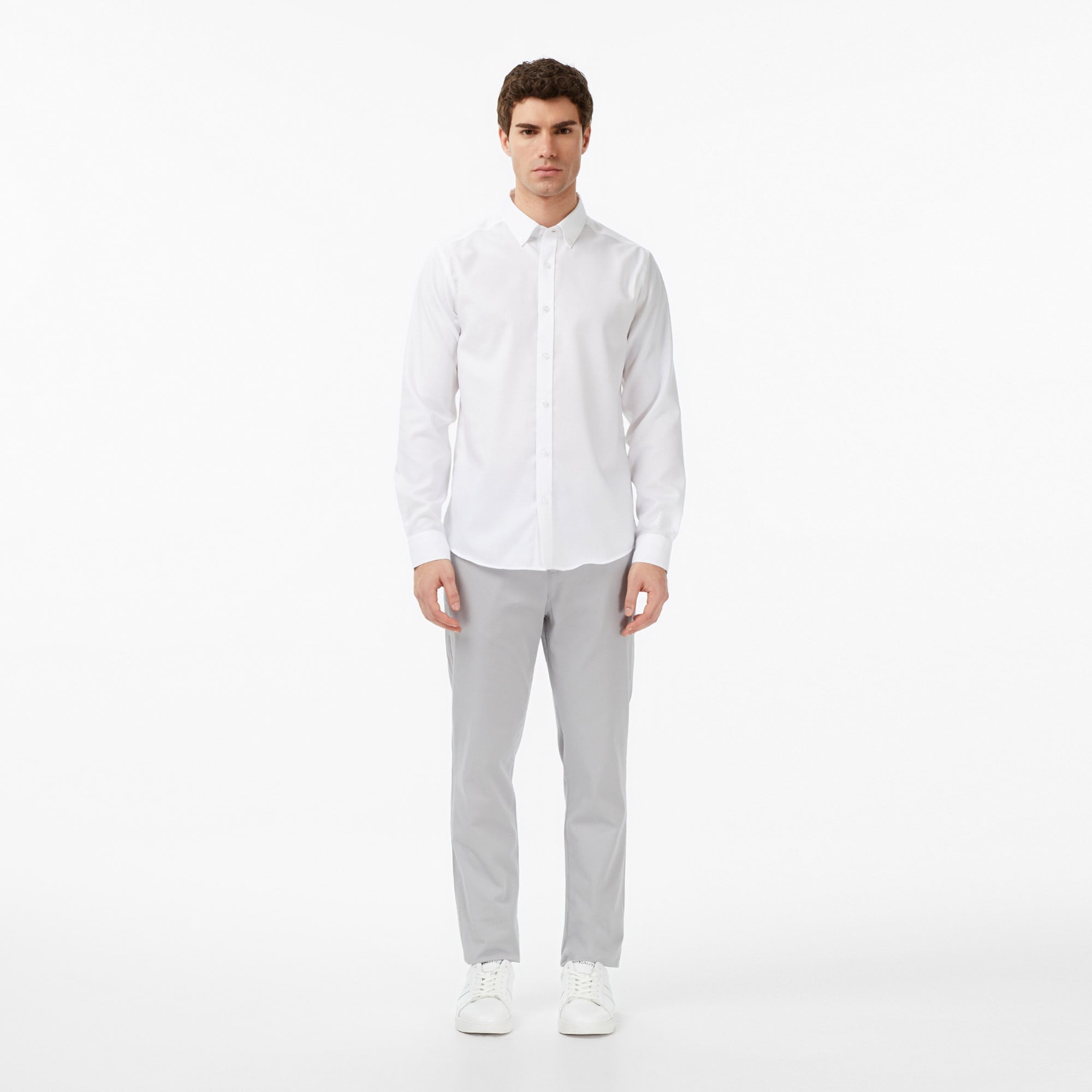 Nautica Erkek Beyaz Slim Fit Gömlek