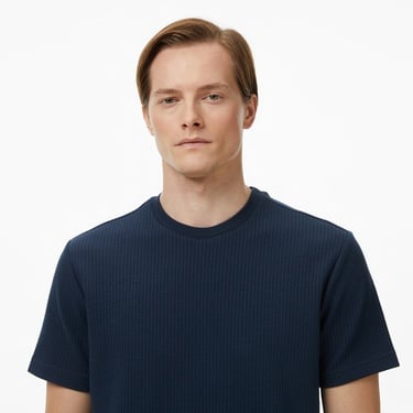  Nautica Erkek Lacivert Regular Fit T-Shirt