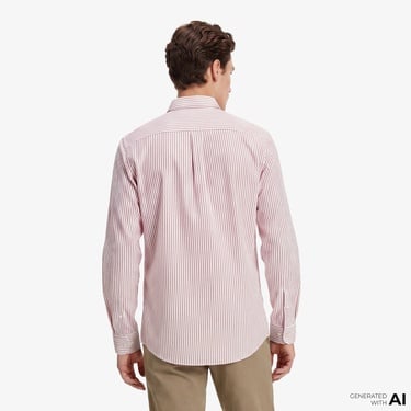  Tommy Hilfiger Core Essentials Erkek Kırmızı Gömlek