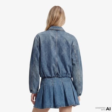  Tommy Hilfiger Outdoor Tinted Kadın Mavi Ceket