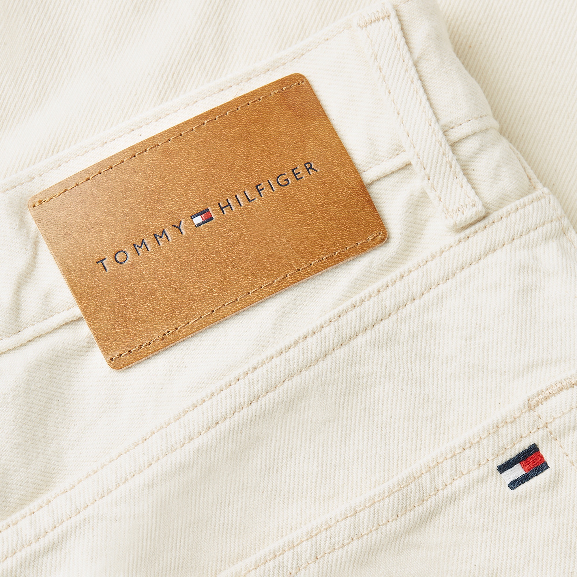 Tommy Hilfiger Denim Mainline Erkek Beyaz Jean