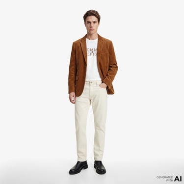  Tommy Hilfiger Denim Mainline Erkek Beyaz Jean