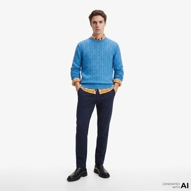  Tommy Hilfiger Seasonal Quality Erkek Lacivert Pantolon