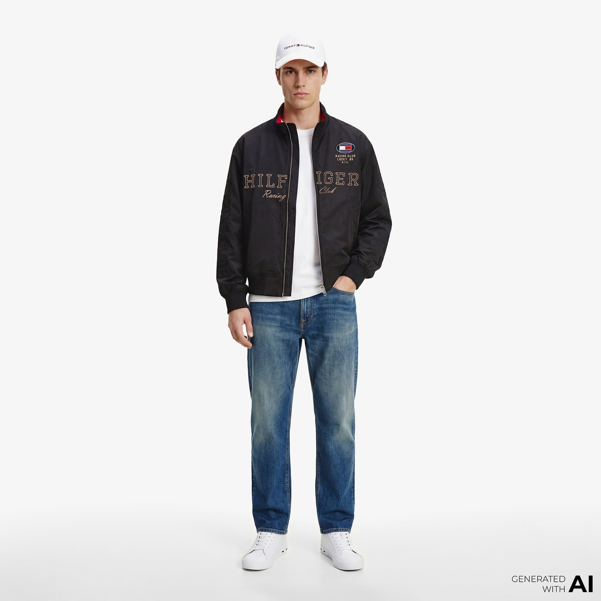 Tommy Hilfiger Moto Pack Erkek Siyah Ceket