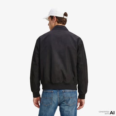  Tommy Hilfiger Moto Pack Erkek Siyah Ceket