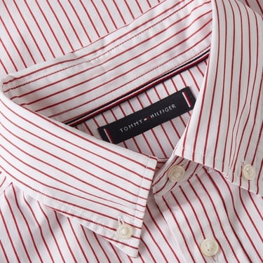  Tommy Hilfiger Core Essentials Erkek Kırmızı Gömlek