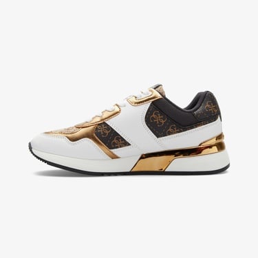  Guess Mickay Kadın Bej Sneaker