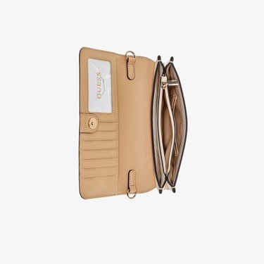  Guess Noelle II Kadın Krem Rengi Omuz Çantası