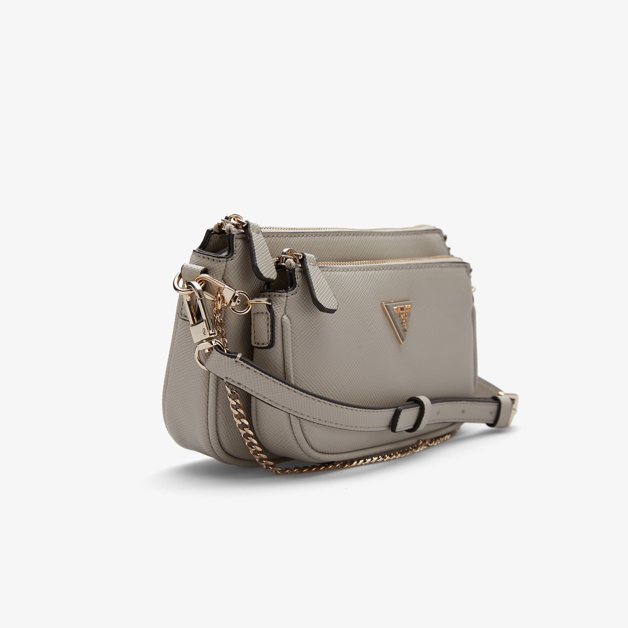 Guess Noelle II Çapraz Askılı Kadın Açık Gri Omuz Çantası