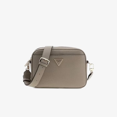  Guess Meridian II Çapraz Askılı Kadın Bej Omuz Çantası