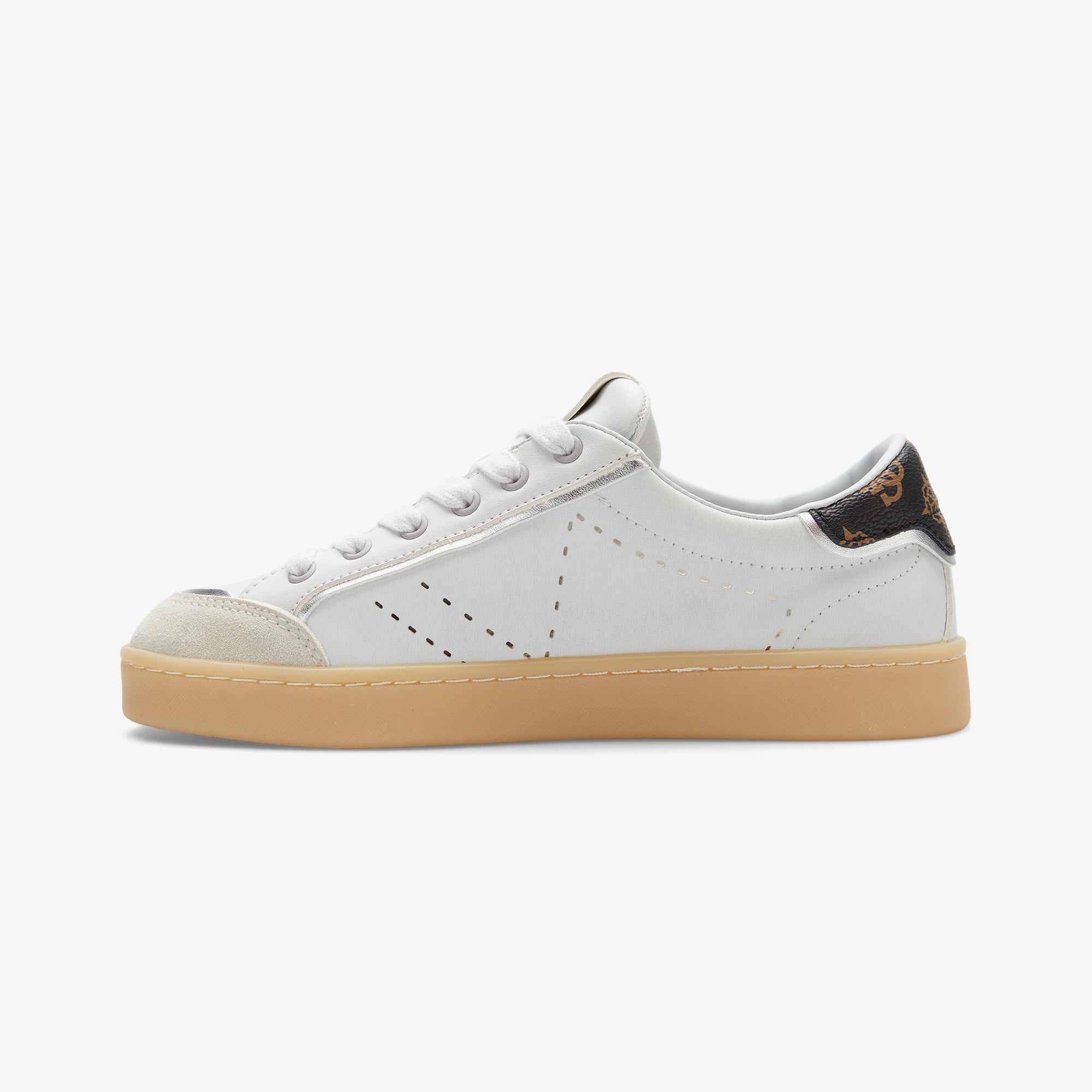 Guess Jhell Deri Kadın Beyaz Sneaker