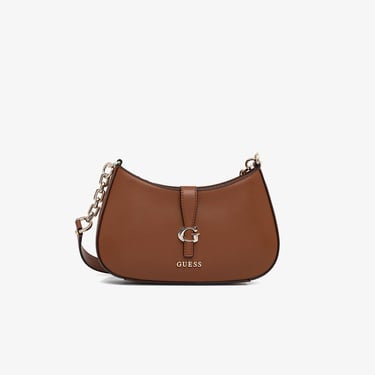  Guess Carrie Kadın Kahverengi Omuz Çantası