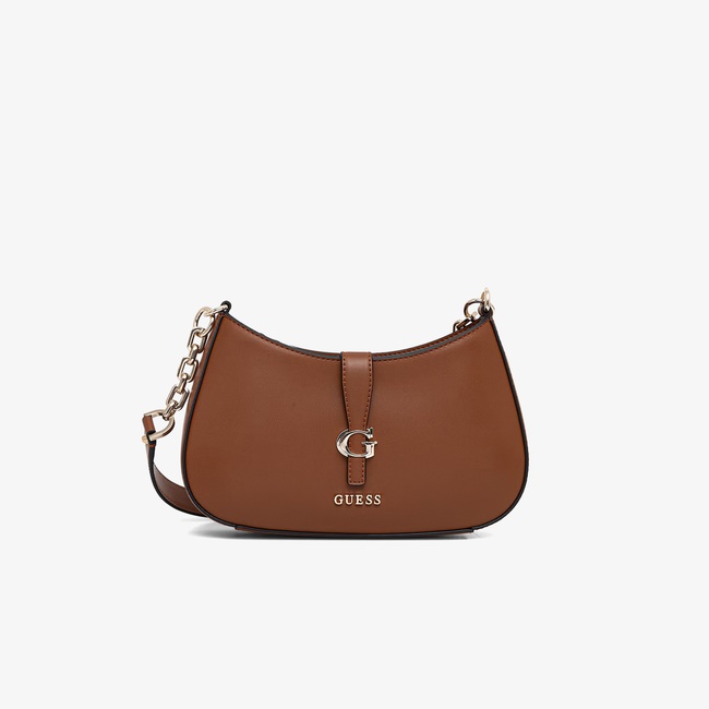  Guess Carrie Kadın Kahverengi Omuz Çantası