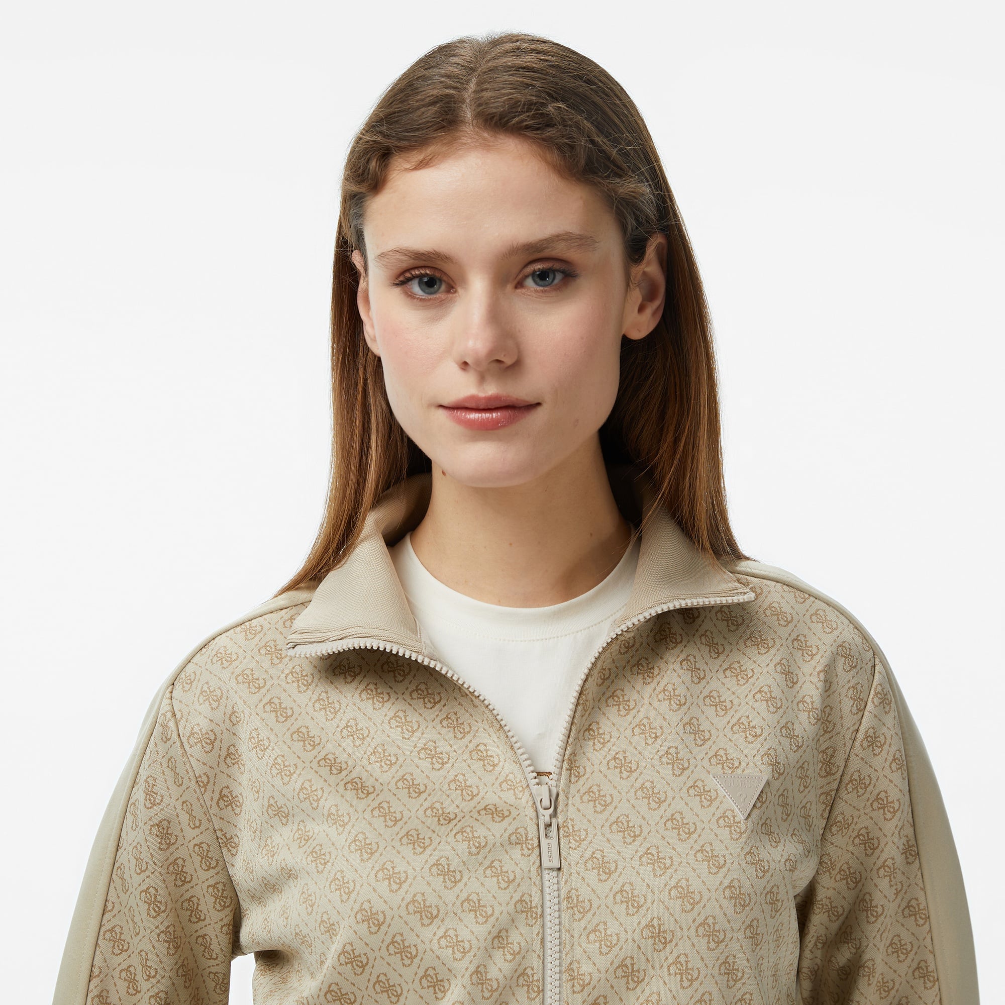 Guess Maya Aktif Kadın Renkli Sweatshirt