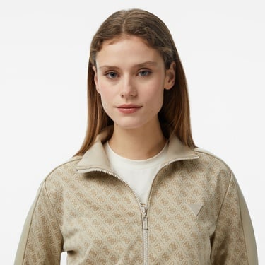  Guess Maya Aktif Kadın Renkli Sweatshirt