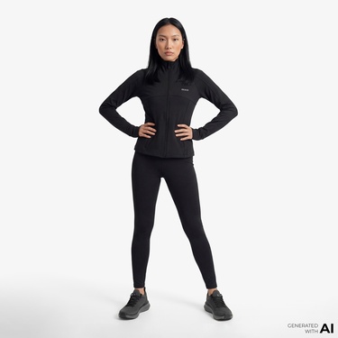  Guess Margot Aktif Kadın Siyah Ceket