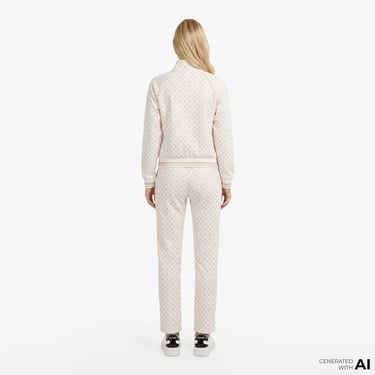  Guess Aggie Aktif Scuba Kadın Krem Eşofman Altı