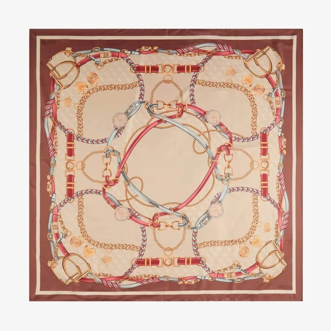  Guess Not Coordinated Kadın Kahverengi Eşarp