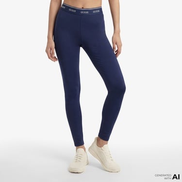  Guess Alba Aktif Kadın Mavi Tayt