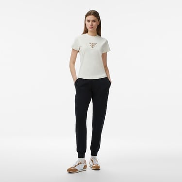  Guess Colette Aktif Slim Fit Kadın Beyaz T-Shirt