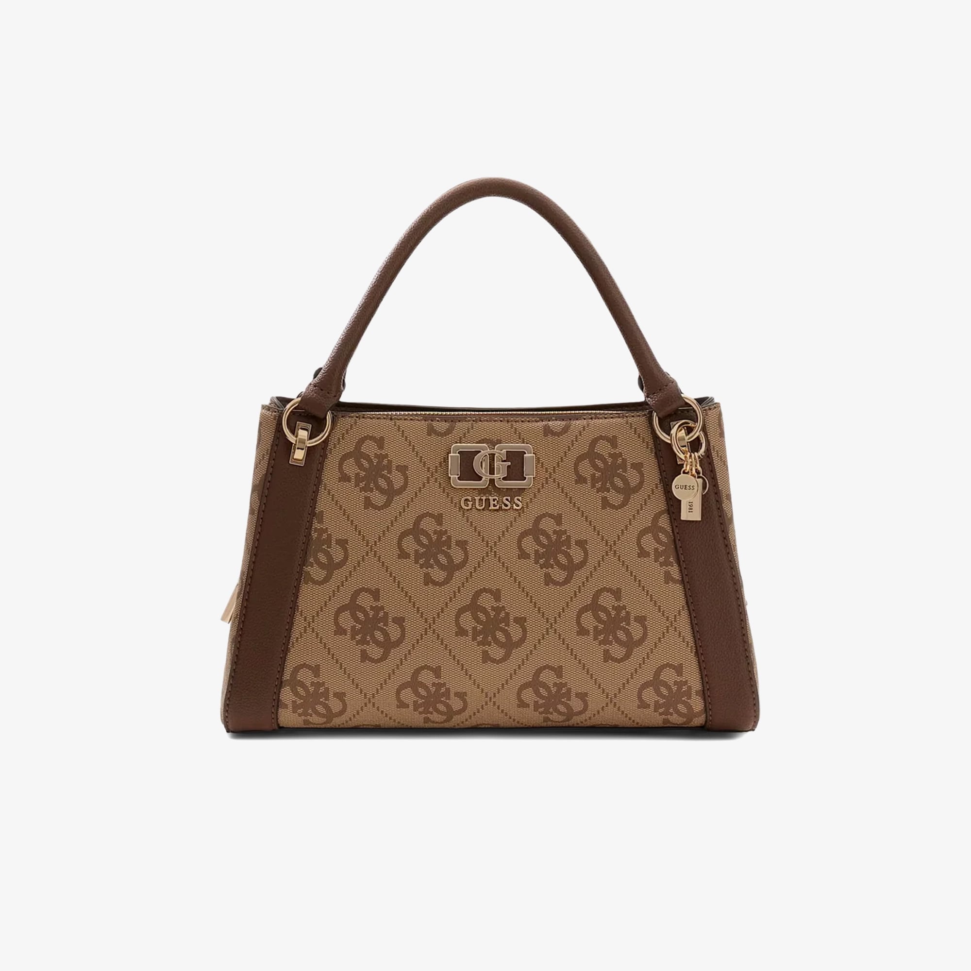  Guess Karnilla Logo Kadın Kahverengi El Çantası