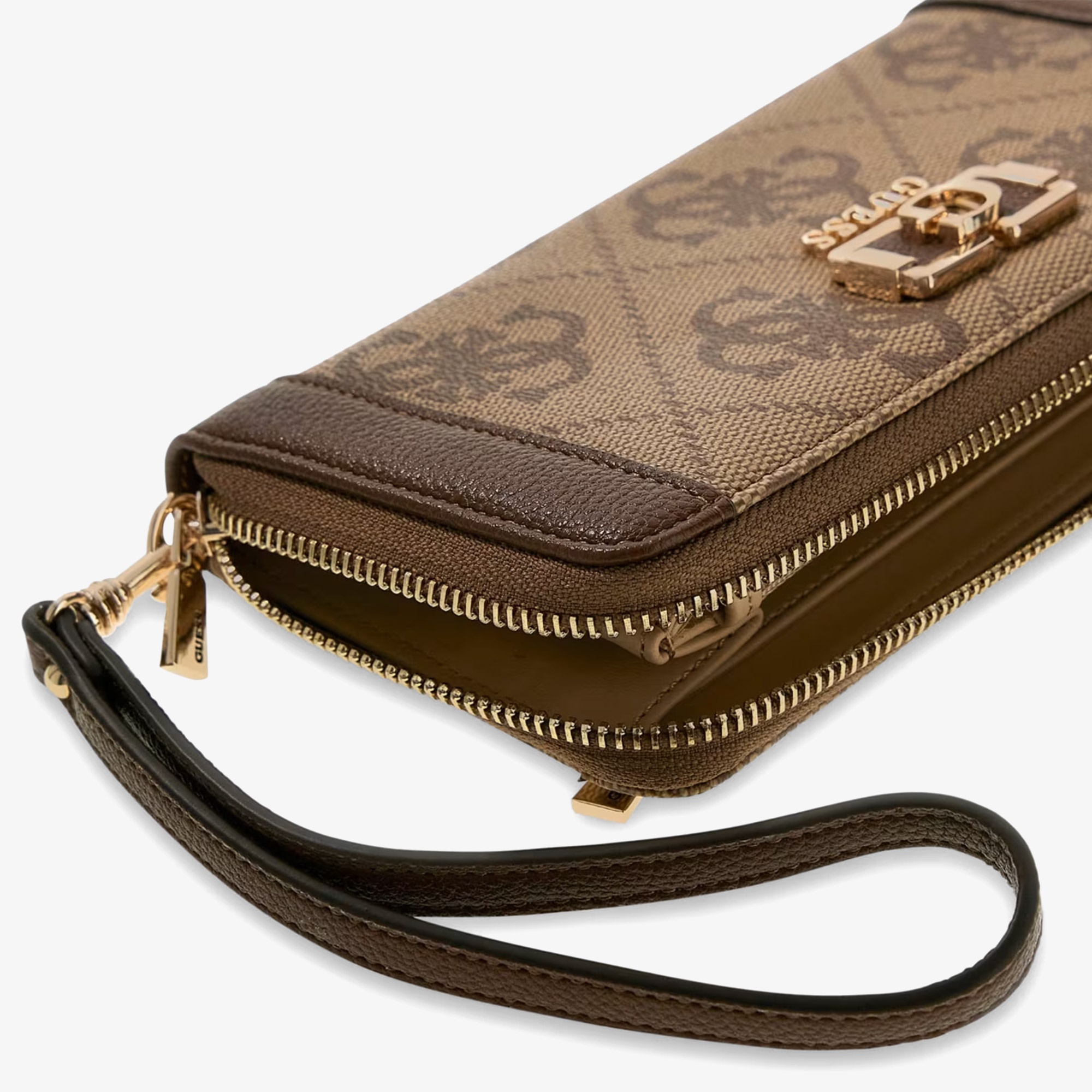 Guess Karnilla Logo Kadın Kahverengi Cüzdan