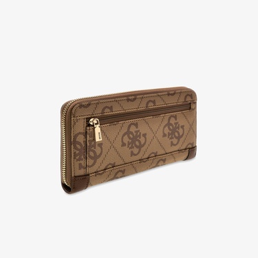  Guess Karnilla Logo Kadın Kahverengi Cüzdan