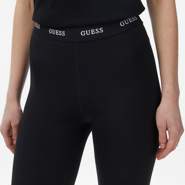  Guess Alba Aktif Kadın Siyah Tayt