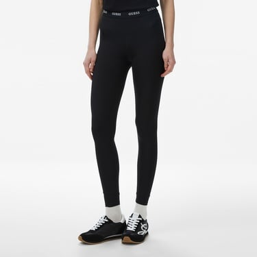  Guess Alba Aktif Kadın Siyah Tayt