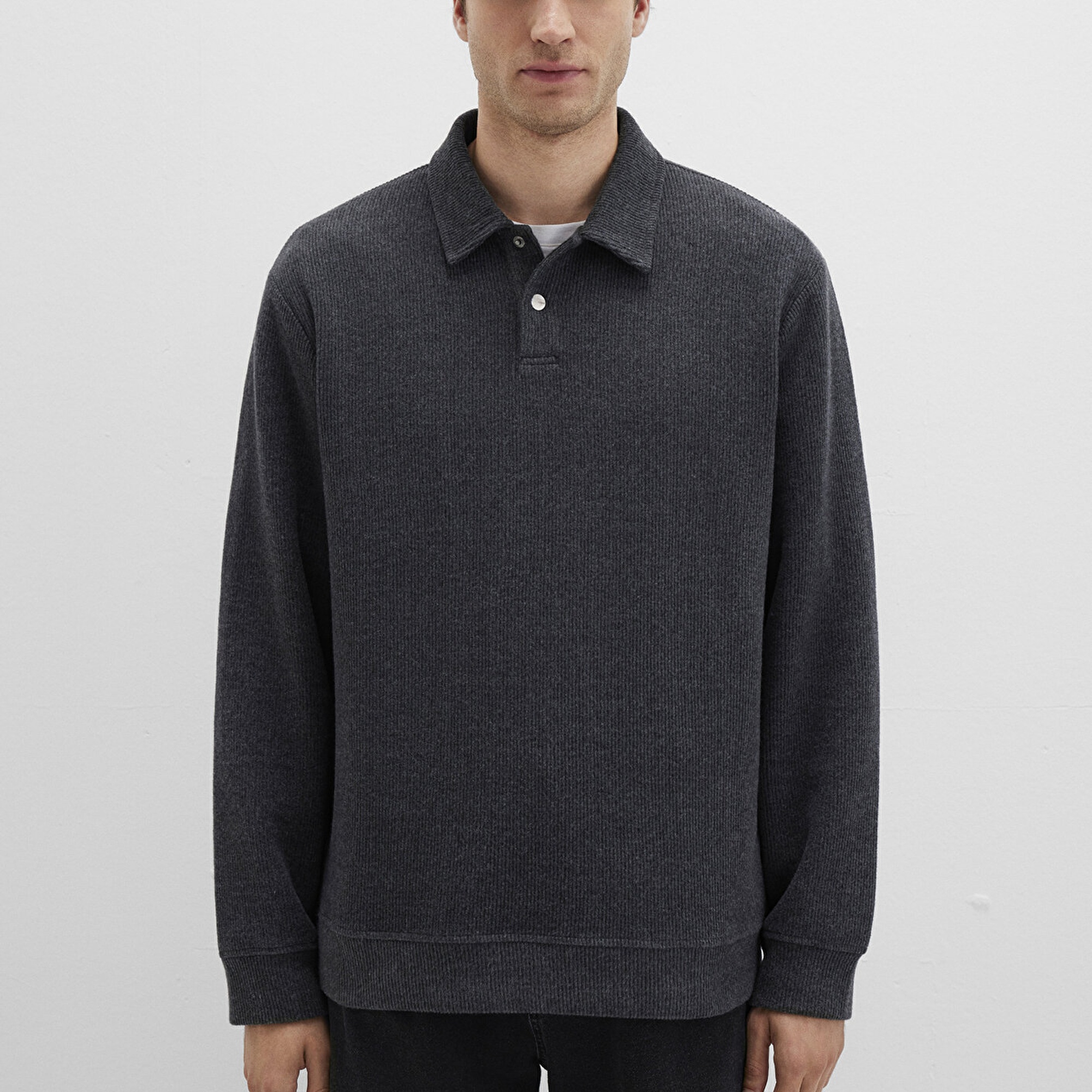 Mavi Antrasit Polo Sweatshirt 0S10476-80023