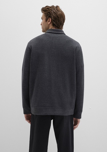  Mavi Antrasit Polo Sweatshirt 0S10476-80023