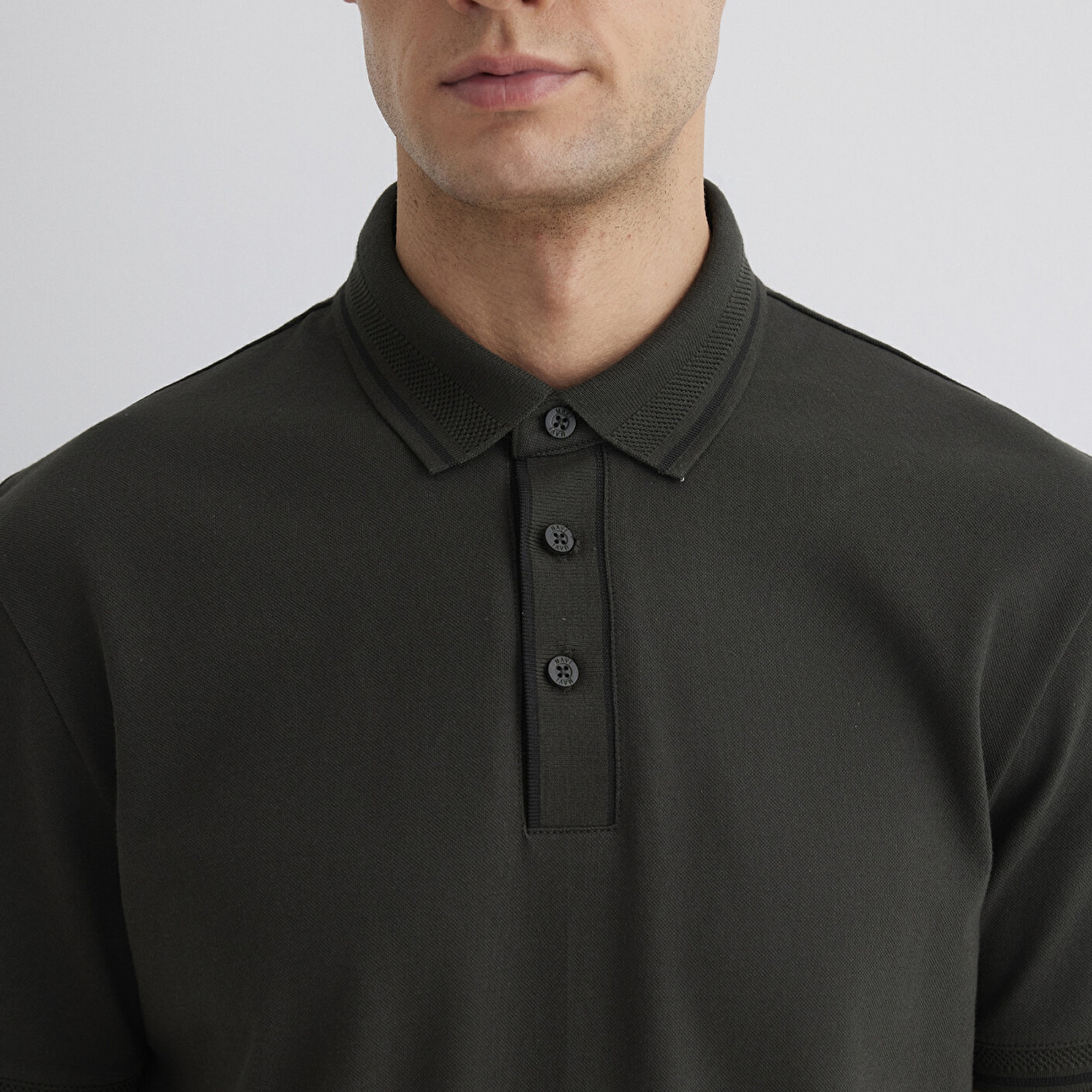 Mavi Yeşil Polo Tişört Regular Fit / Normal Kesim 0612648-71587