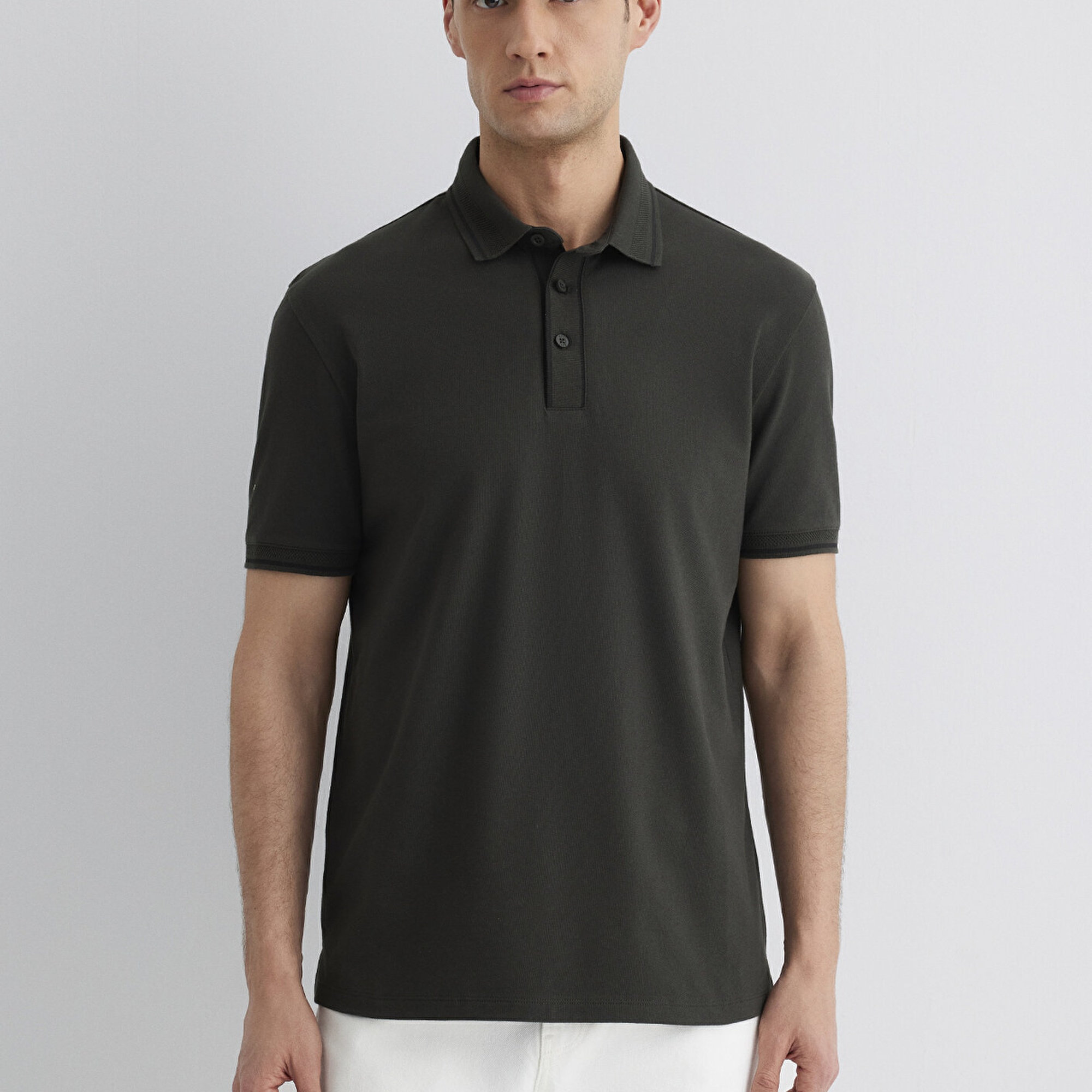 Mavi Yeşil Polo Tişört Regular Fit / Normal Kesim 0612648-71587