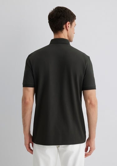  Mavi Yeşil Polo Tişört Regular Fit / Normal Kesim 0612648-71587