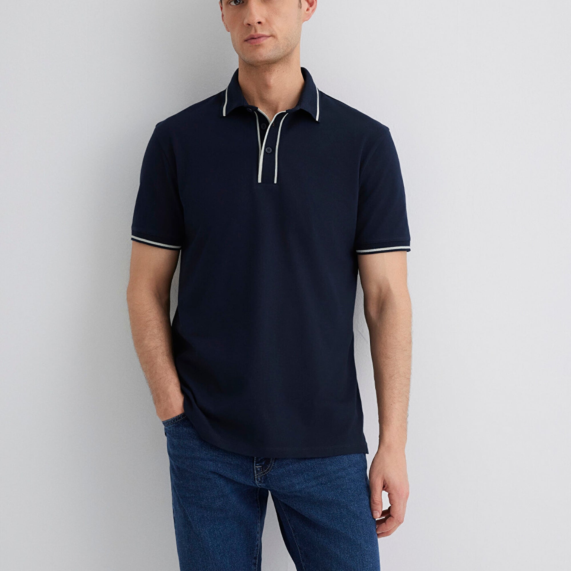 Mavi Lacivert Polo Tişört Regular Fit / Normal Kesim 0612648-80872