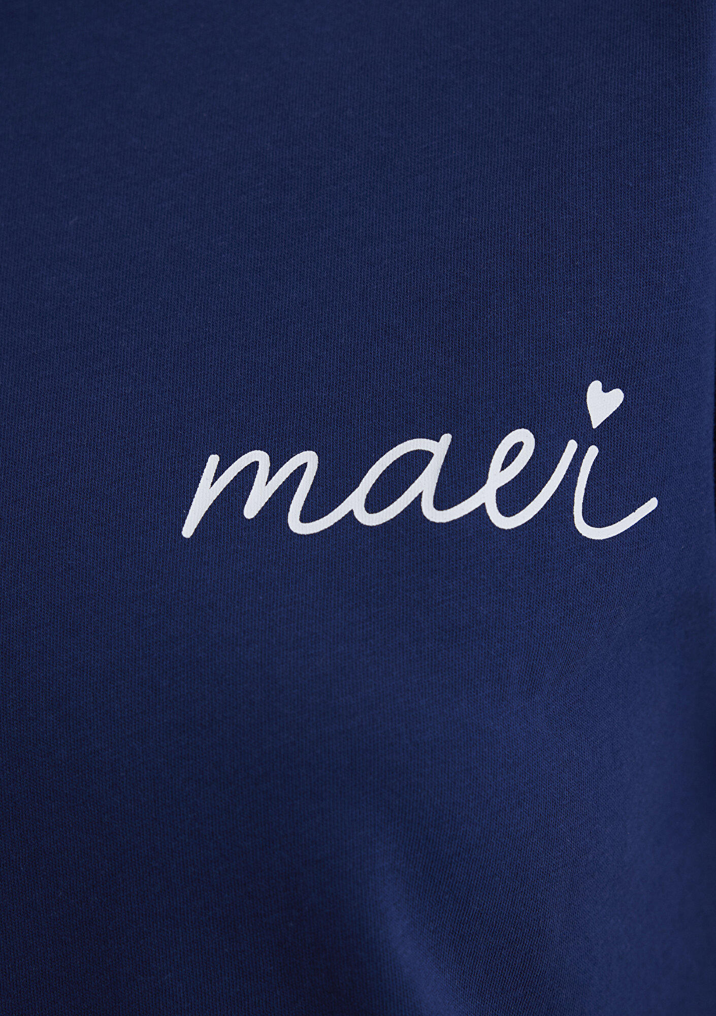 Mavi Mavi Logo Baskılı Mavi Tişört Semi Slim Fit / Yarı Dar Kesim 1612962-70722