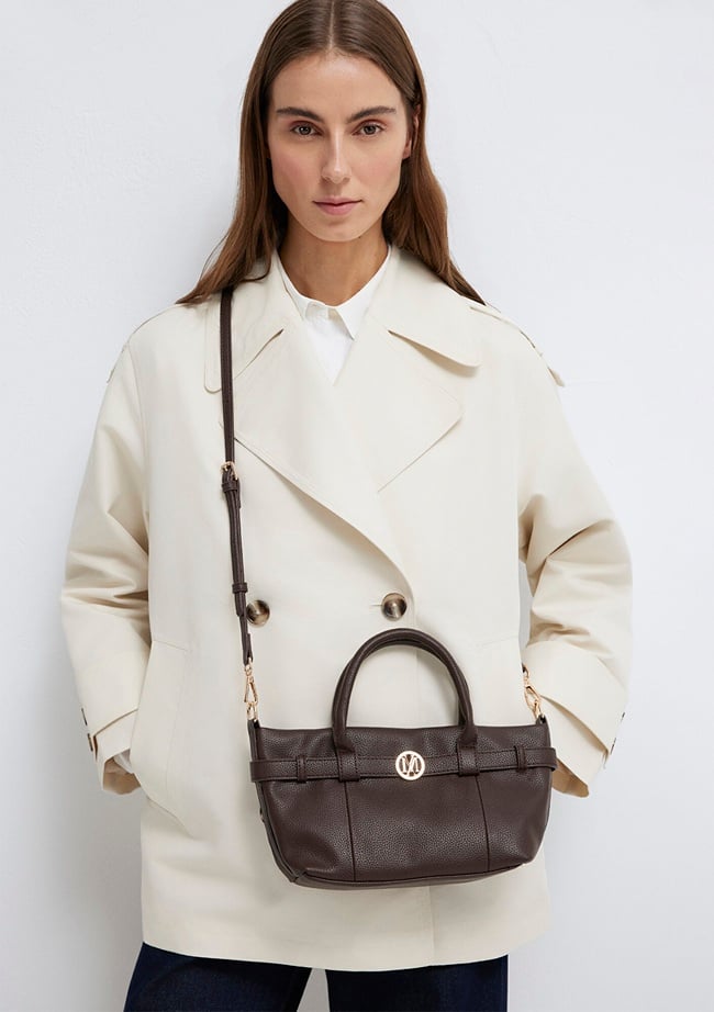  Mavi Kahverengi Çapraz Çanta 1913459-33382