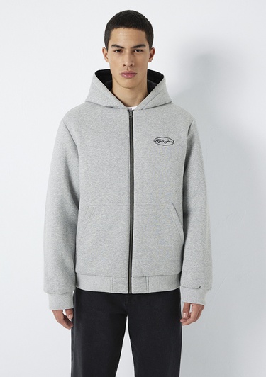  Mavi Çift Taraflı Kapüşonlu Siyah Mont 0110770-71379