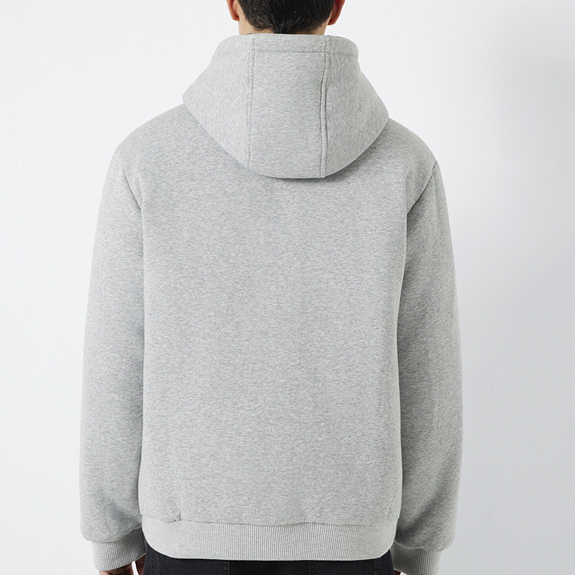 Mavi Çift Taraflı Kapüşonlu Siyah Mont 0110770-71379