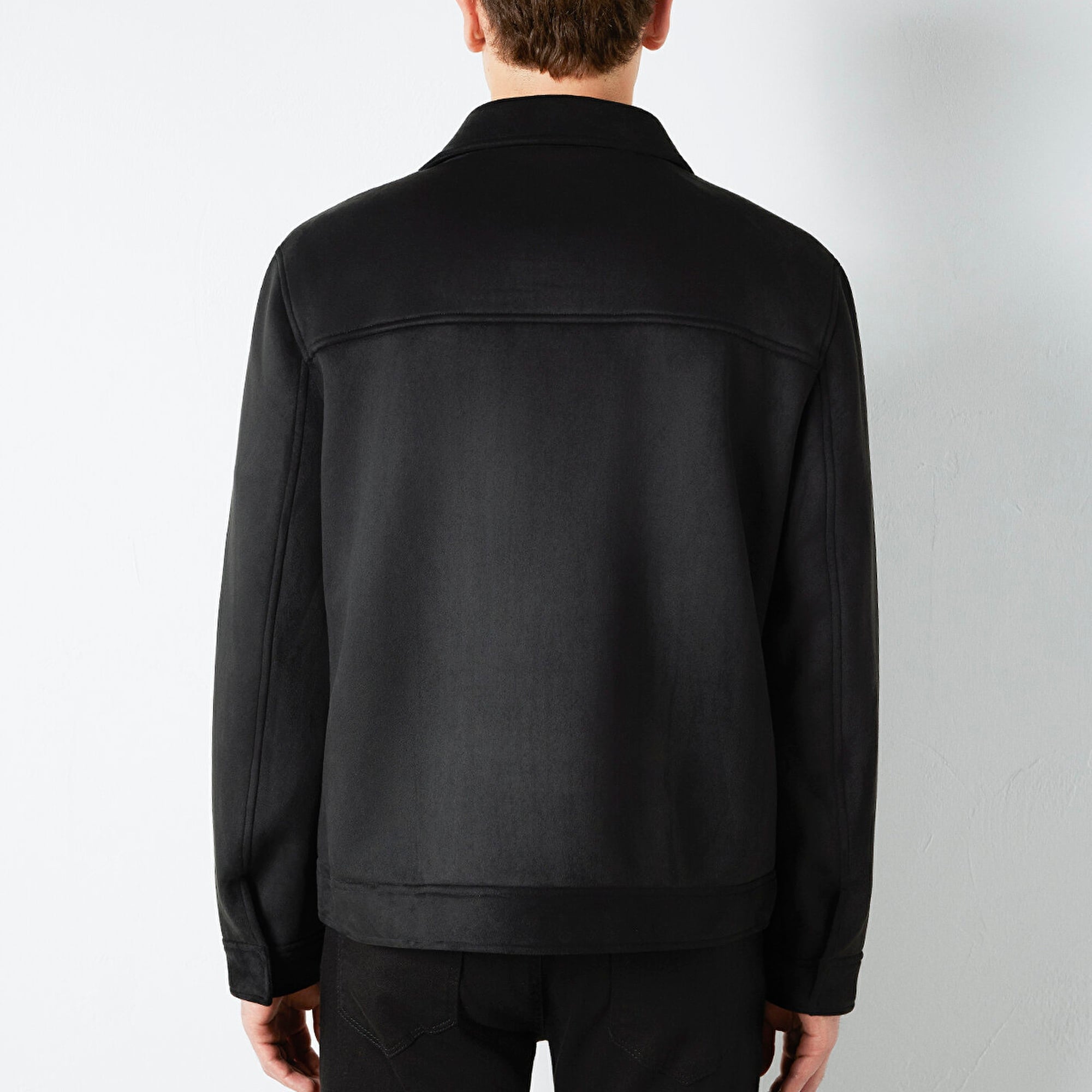 Mavi Mavi Black Cep Detaylı Siyah Suni Deri Ceket Regular Fit / Normal Kesim 0110783-71379