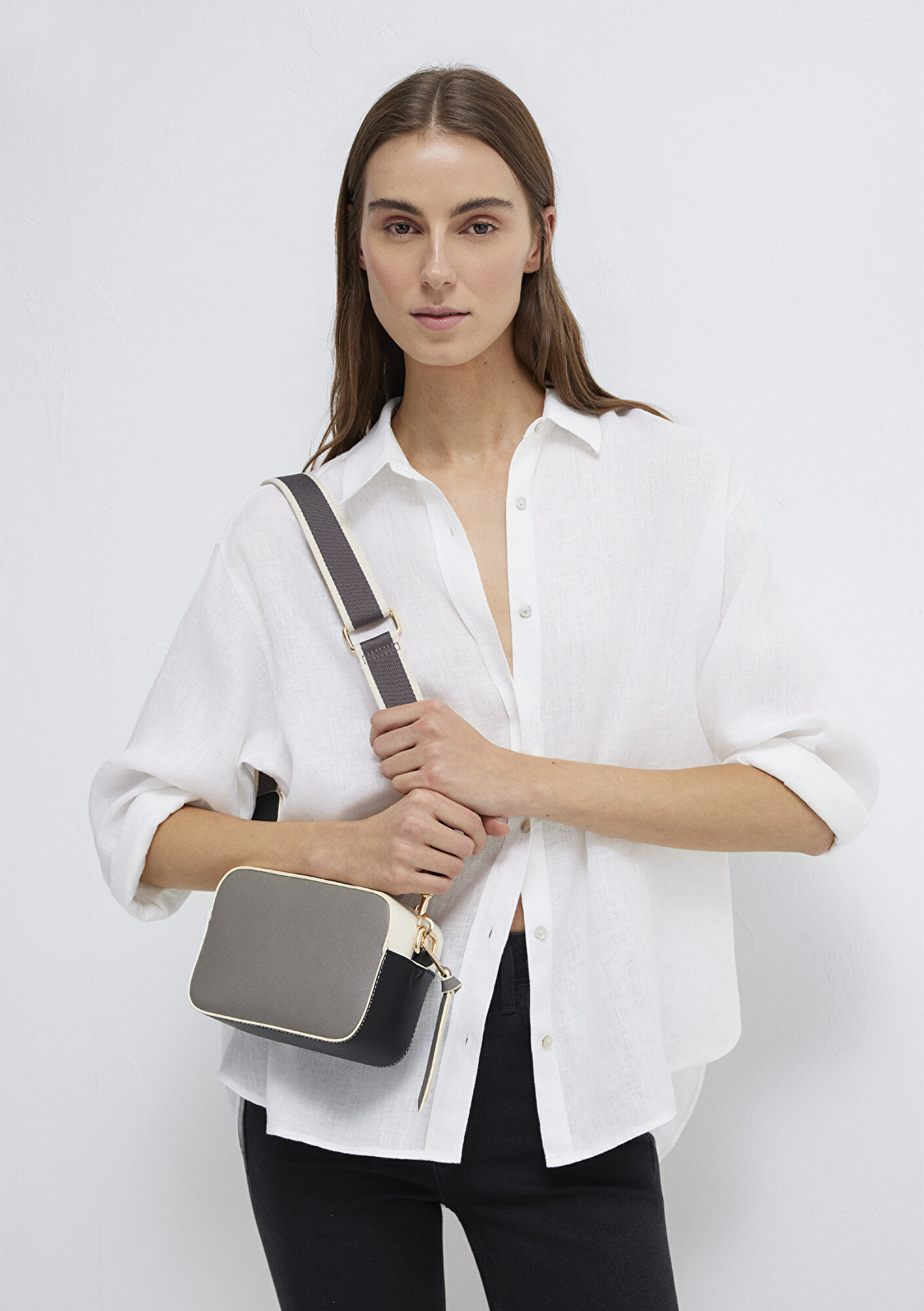  Mavi Antrasit Çapraz Çanta 1910084-22864