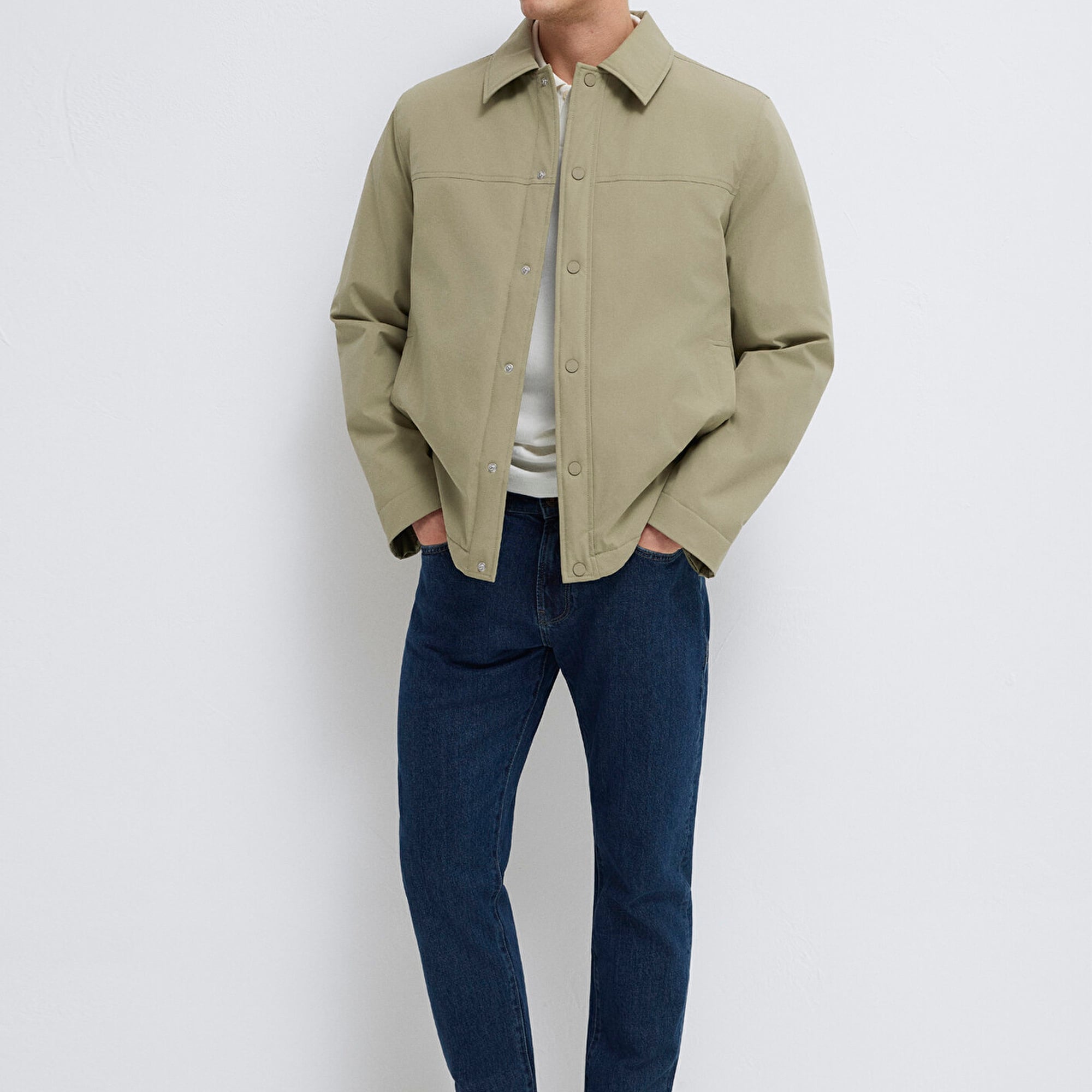 Mavi Yeşil Ceket Regular Fit / Normal Kesim 0110773-86749