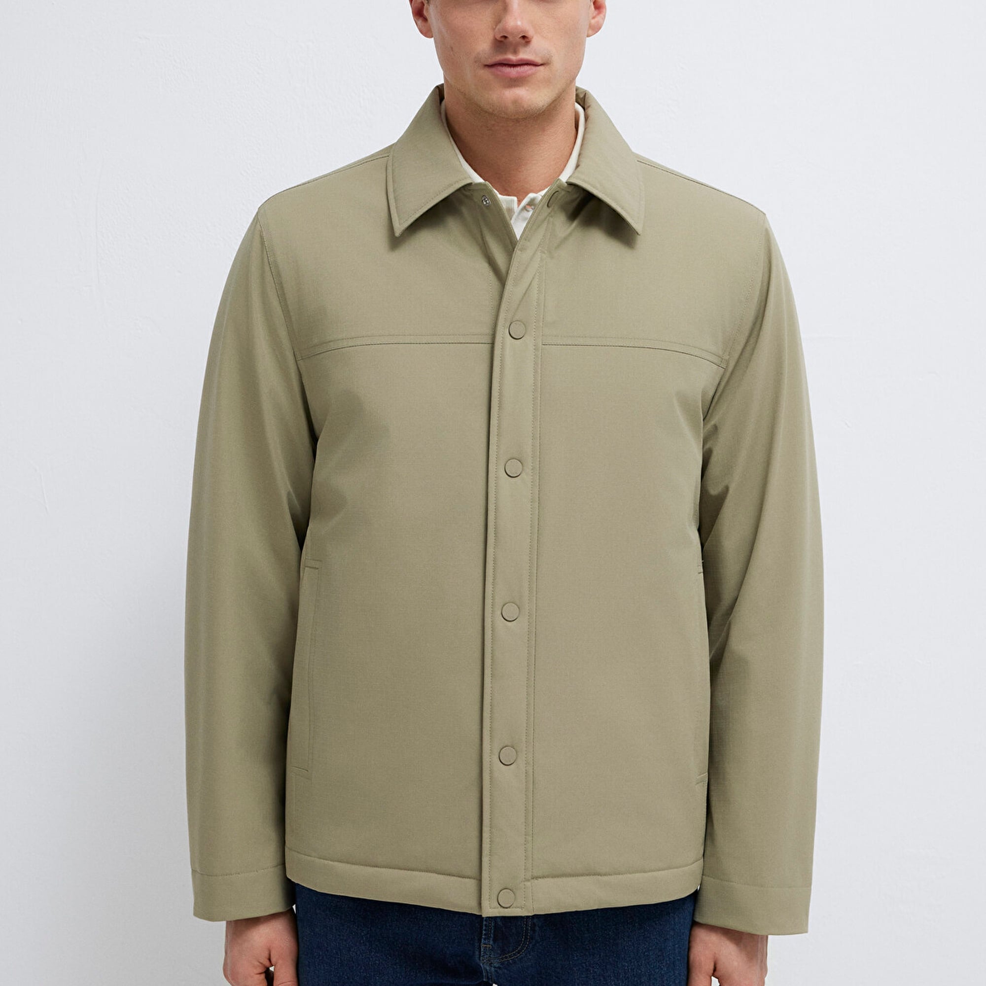 Mavi Yeşil Ceket Regular Fit / Normal Kesim 0110773-86749