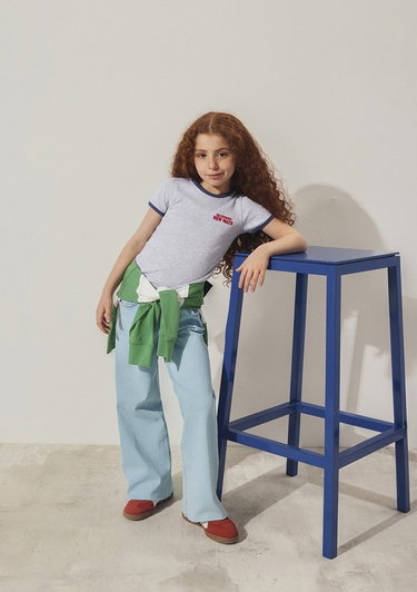  Mavi Lori 90S Buz Mavi Jean Pantolon 7010036-84473