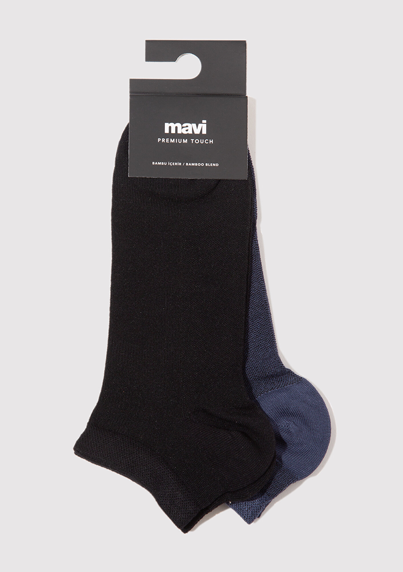  Mavi 2li Patik Çorap 0912321-900