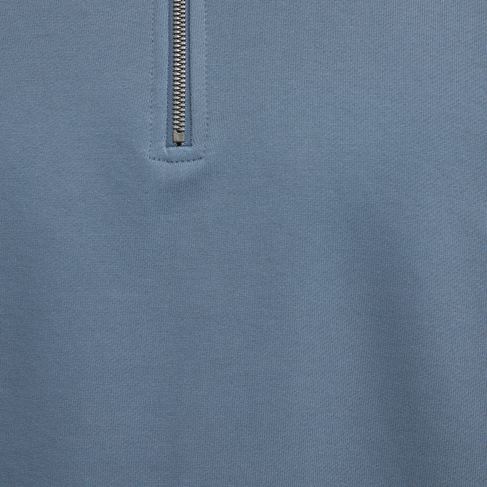 Mavi Yarı Fermuarlı Mavi Basic Sweatshirt 0S10419-80889