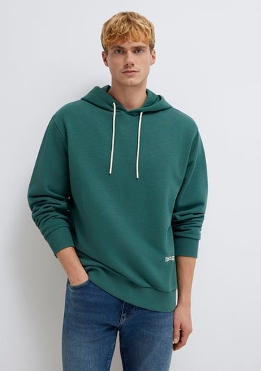  Mavi Kapüşonlu Yeşil Sweatshirt 0S10534-71930