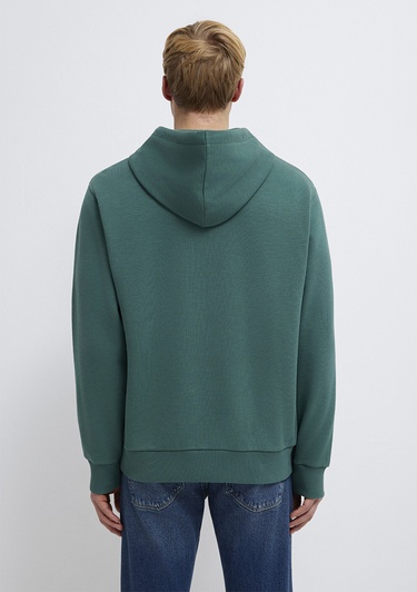  Mavi Kapüşonlu Yeşil Sweatshirt 0S10534-71930